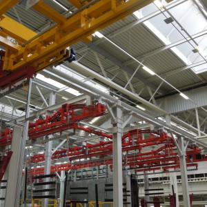 4 power free tworail overhead conveyor xd4580 01
